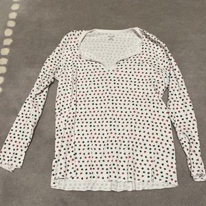 Roller rabbit Christmas pajamas red and green stars